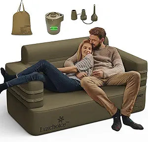 Luxchoice Inflatable Sofa: Portable Air Couch for Comfort