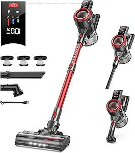 BuTure Cordless Vacuum Cleaner with 500W Suction Power
