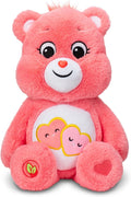 Care Bears 14in Love-A-Lot Bear Plushie - Soft, Eco-Friendly Cuddly