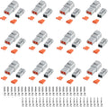 96 PCS Deutsch DTP Connector Kit 2 Pin Waterproof Connectors - Durable