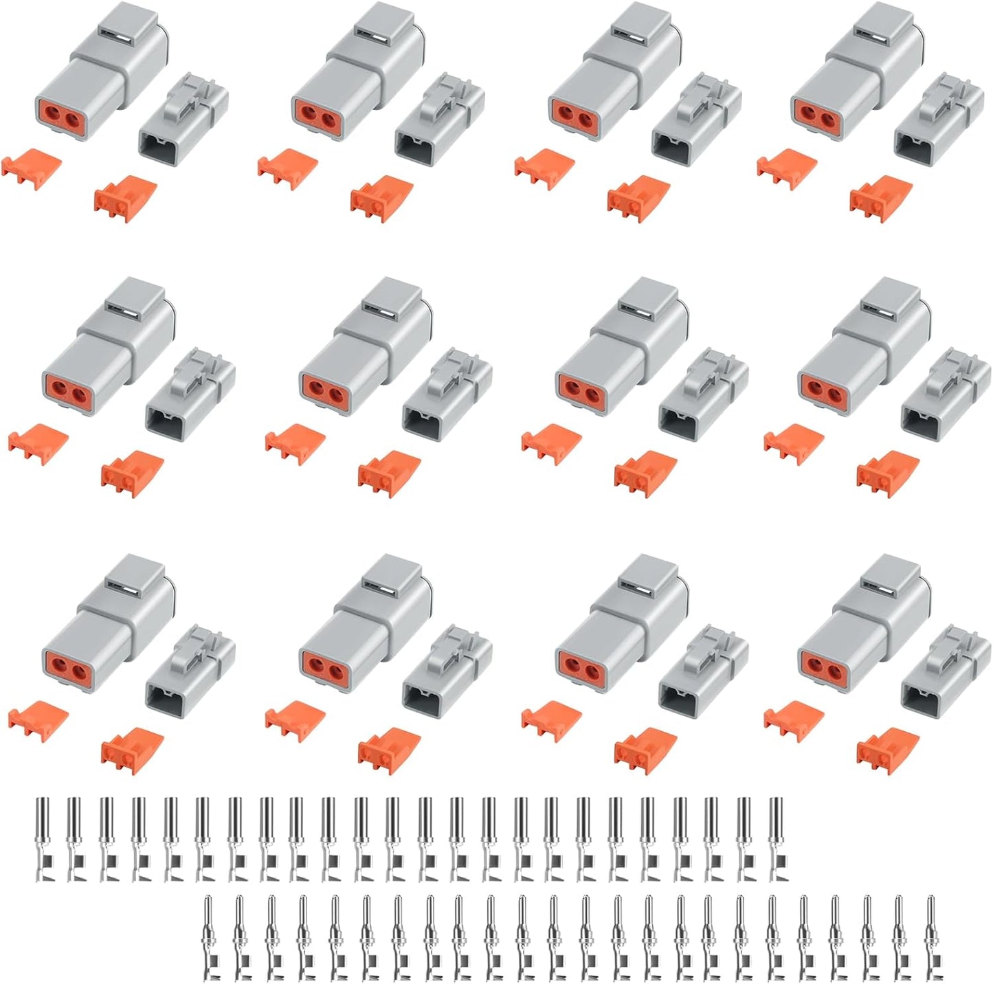 96 PCS Deutsch DTP Connector Kit for Automotive Waterproof Needs