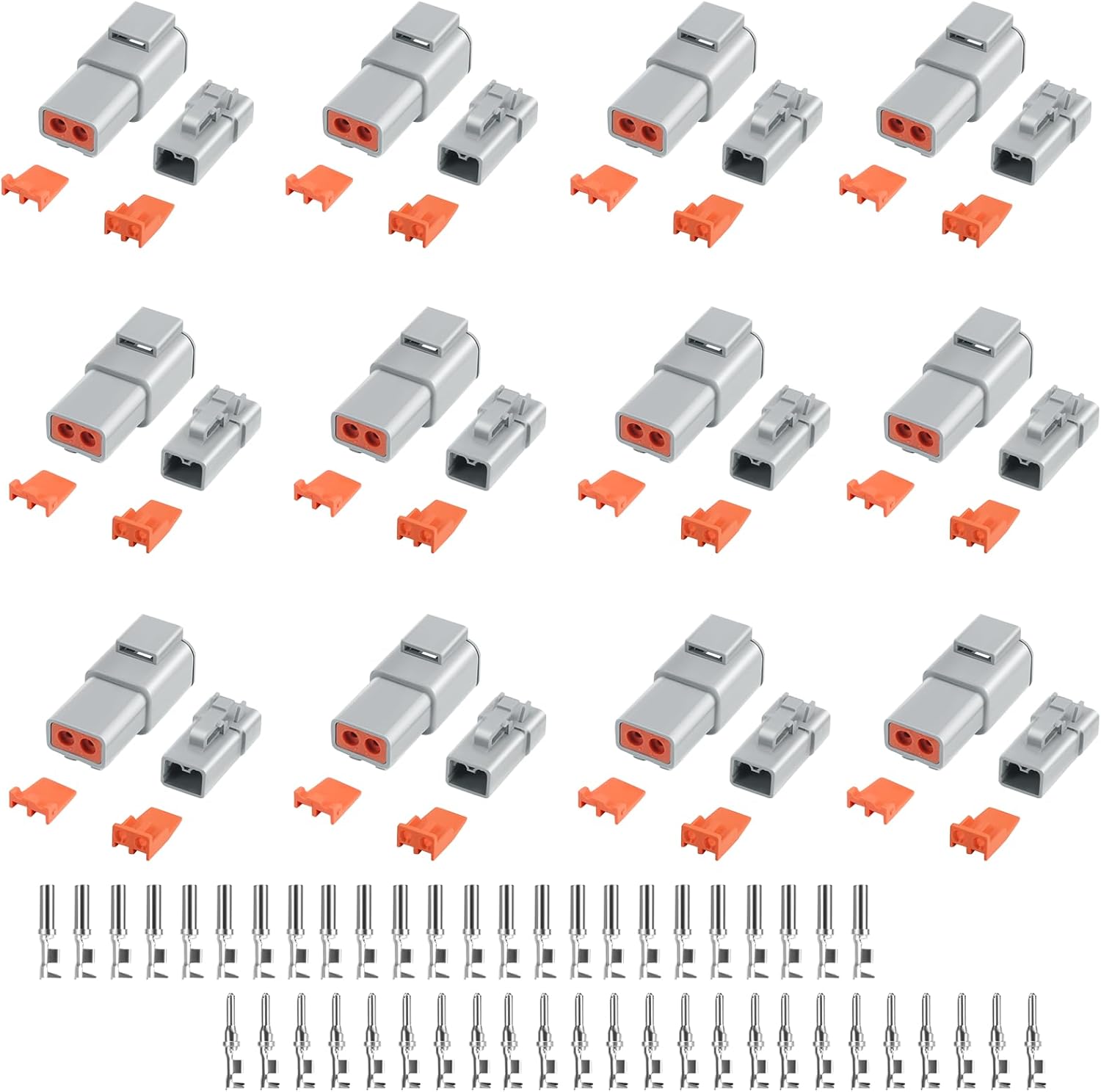 96 PCS Deutsch DTP Connector Kit for Automotive Waterproof Needs