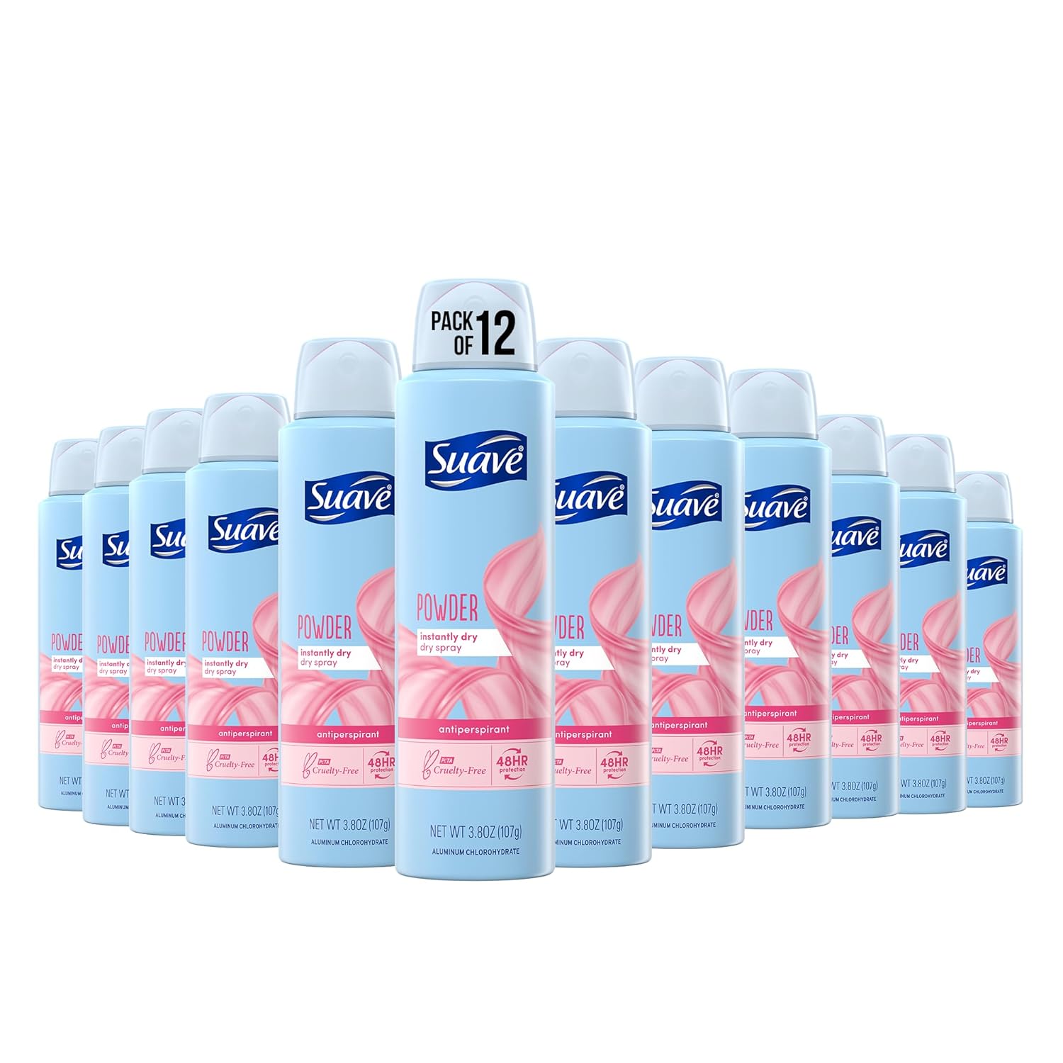 Suave Dry Spray Antiperspirant Deodorant for 48 Hour Protection