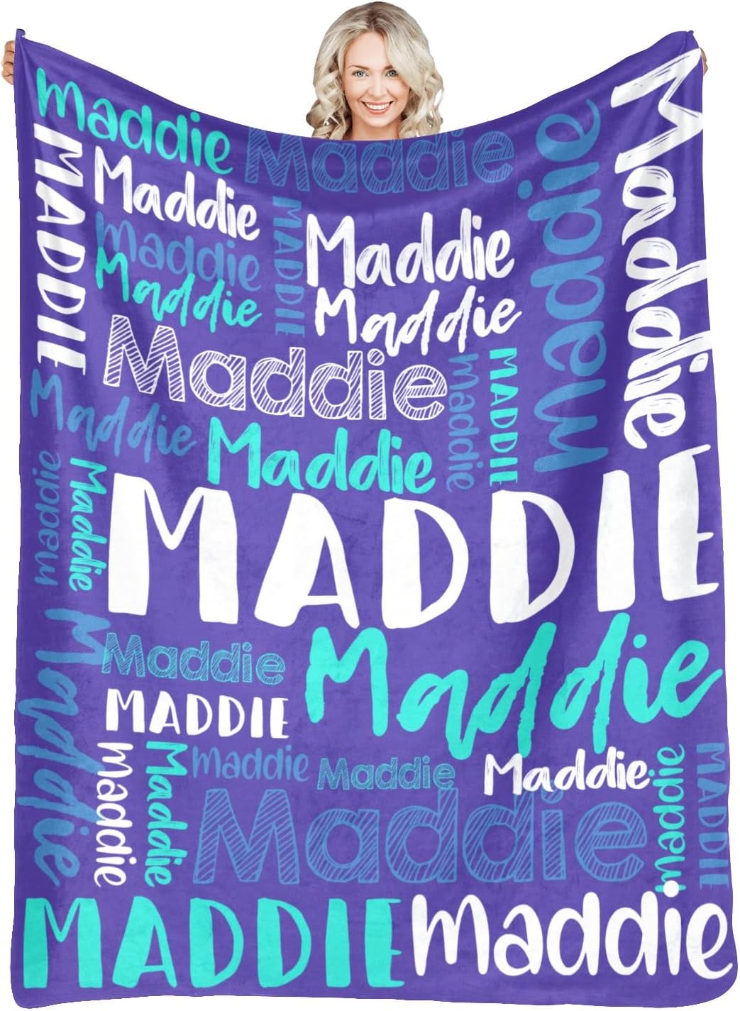 Personalized Blankets for Kids and Adults - Custom Name Throws