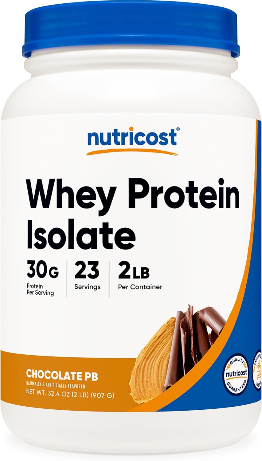 Nutricost Whey Protein Isolate Chocolate Peanut Butter 2 LBS