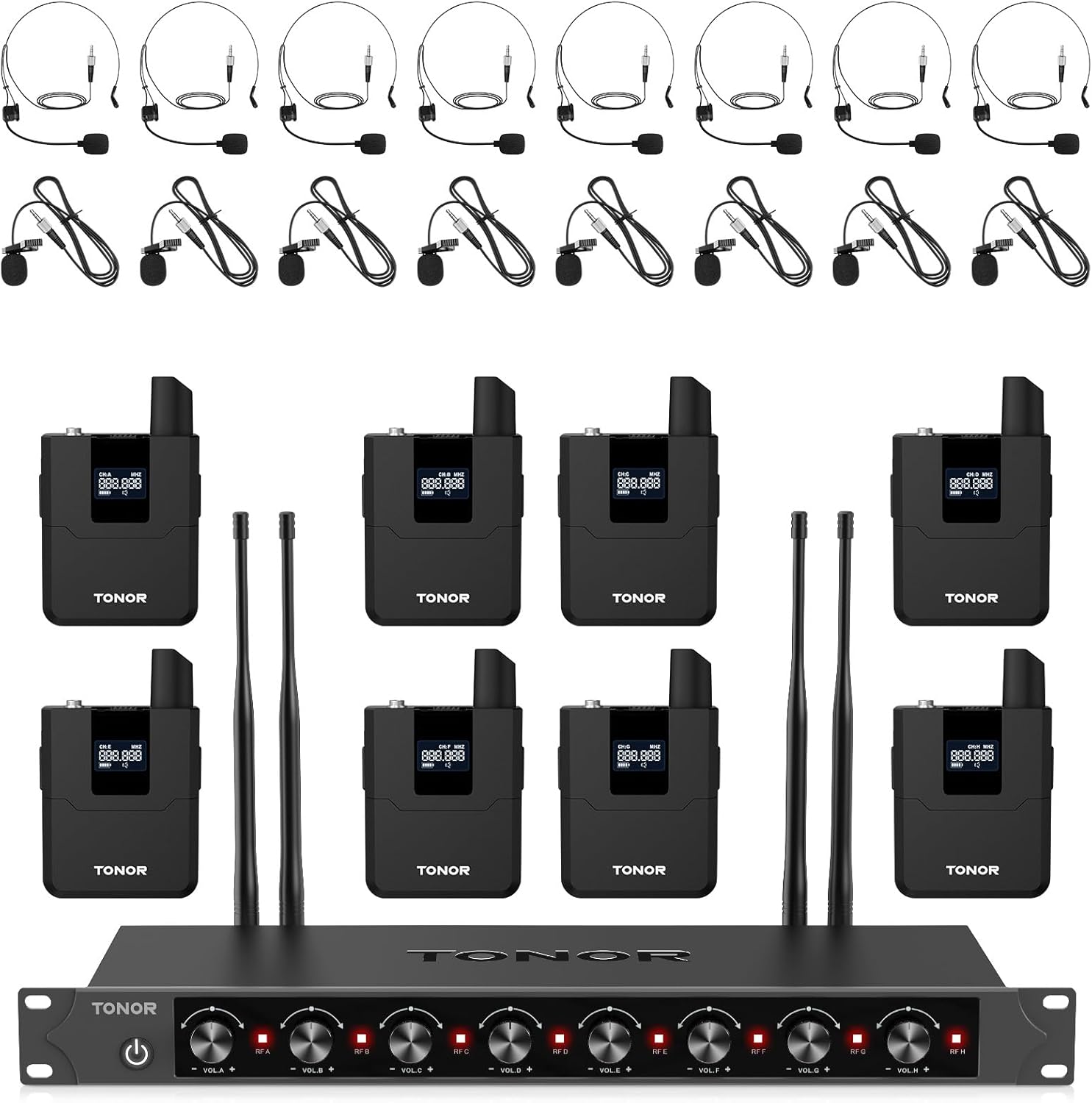 TONOR Wireless Microphone System for Clear Sound and Performance