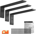 LEOPO 16ft Countertop Support Brackets 3 Pack - Heavy Duty Support
