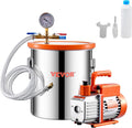 VEVOR 5 Gallon Vacuum Chamber and 3.5 CFM Pump Kit - Degassing