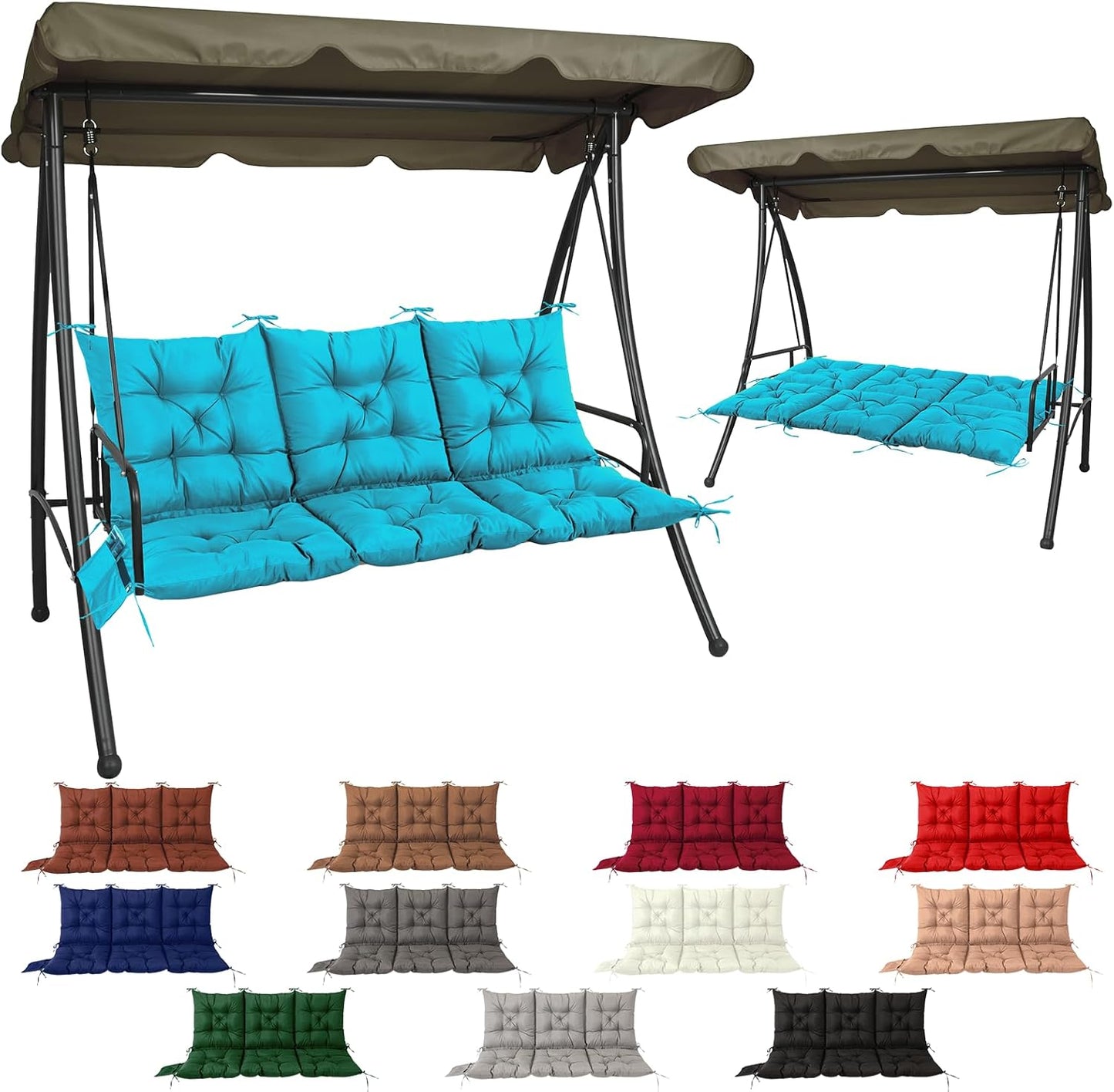3 Seat Cushion for Outdoor Swing by NACATIN - Comfort & Style
