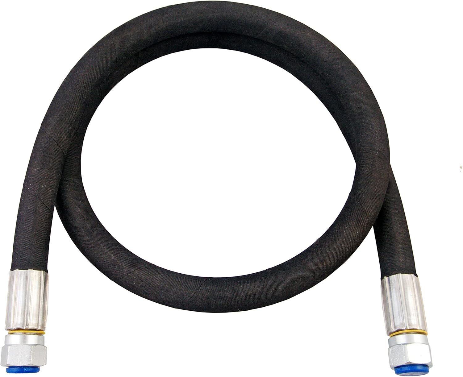 Magister Hydraulics 72in Hydraulic Steel Braid Hose Assembly