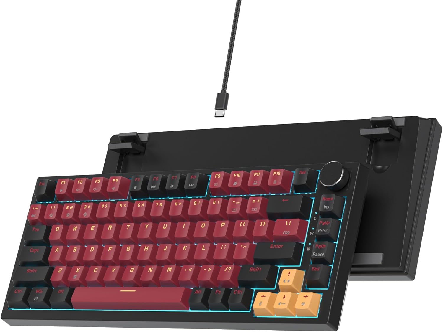 75% Gasket Mount Mechanical Keyboard - Custom RGB TKL for Gamers