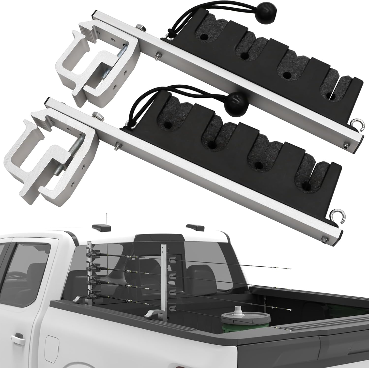 Securely Store Your Fly Rod with SPIRRELAB Clamp-On Holder