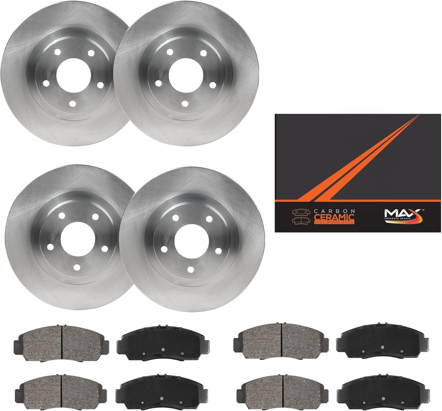 Max Advanced Brakes Front & Rear Brake Kit for Mercedes-Benz
