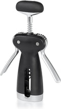 OXO SteeL Winged Corkscrew with Removable Foil Cutter - Smooth Cork