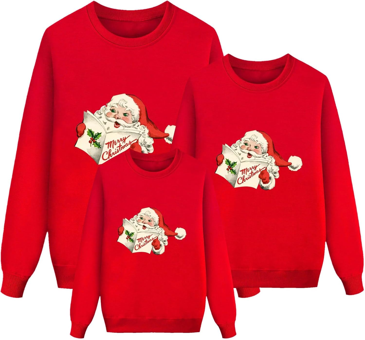 Festive Family Xmas Sweatshirts Set