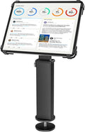 AboveTEK iPad Desk Grommet Mount - Adjustable, Anti-Theft Tablet Stand