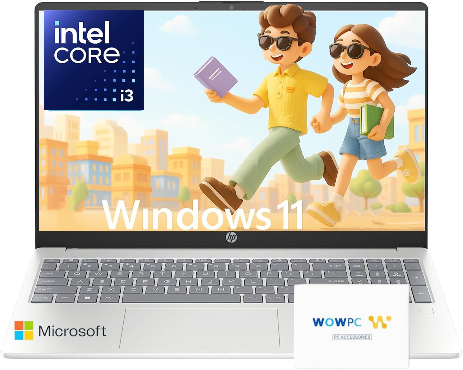 HP Pavilion 15.6 FHD Laptop with Intel 8-Core CPU and 16GB RAM
