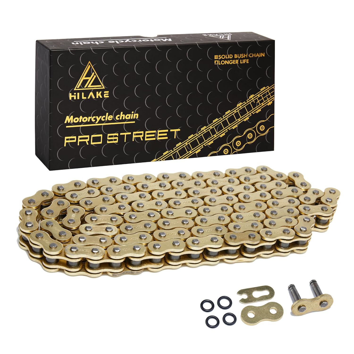 520 Motorcycle Chain 120 Links Heavy Duty Drive Chain for Bikes