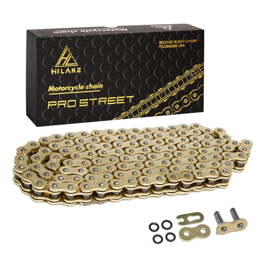 520 Motorcycle Chain 114 Links Heavy Duty Drive Chain for Bikes
