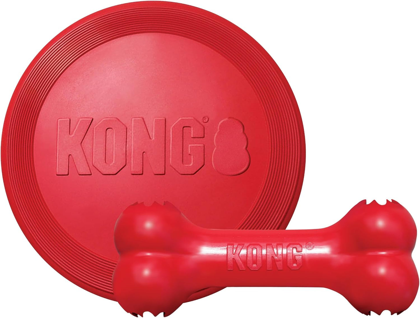 KONG Goodie Bone & Flyer - Enrich Playtime!