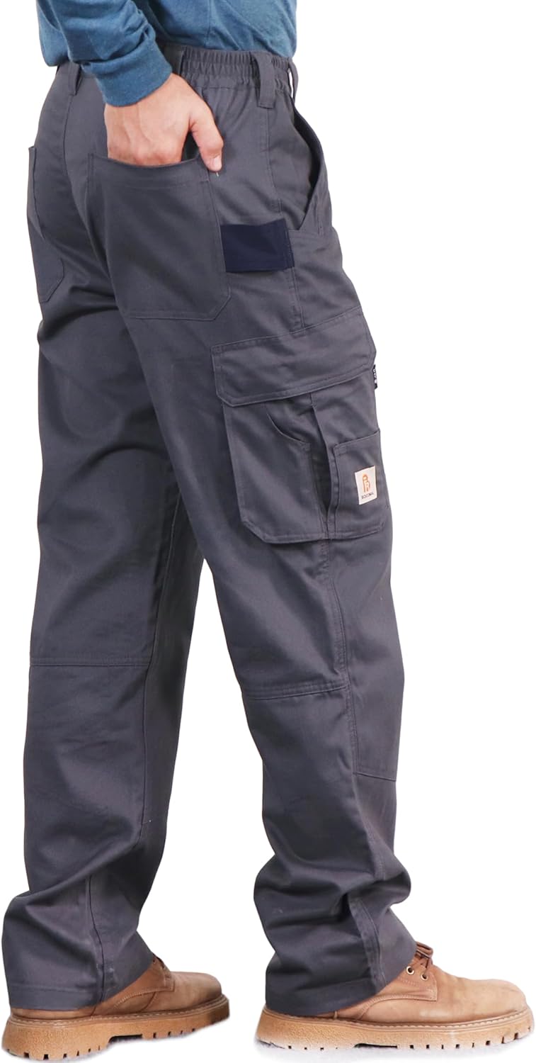 BOCOMAL FR Pants for Men - Utility Cargo Pockets & Flame Resistance