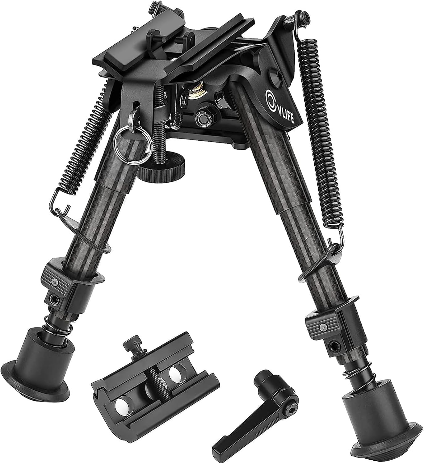 CVLIFE Rifle Bipod with Pivot Tilt for Stability and Shooting