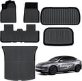 AUXKO All Weather Floor Mats for 2026 Tesla Model Y Juniper - Custom