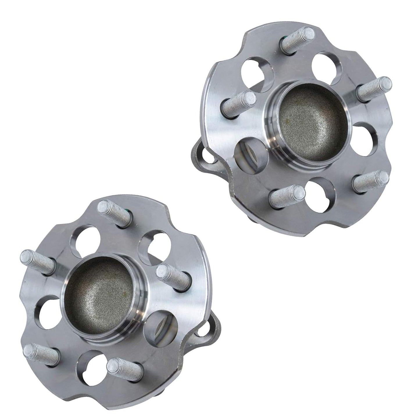 TRQ Rear Wheel Bearing & Hub Assembly Set for Toyota Prius