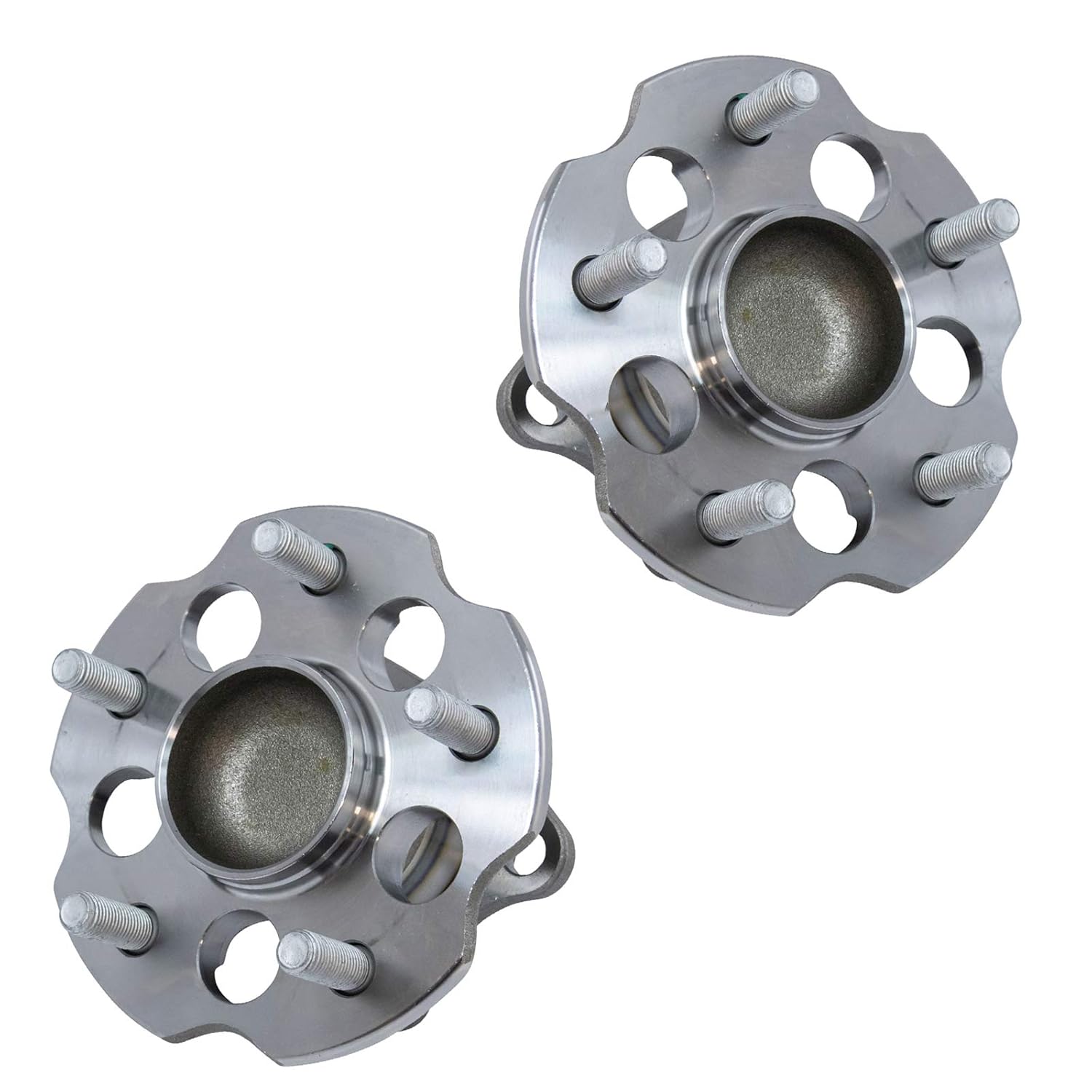 TRQ Rear Wheel Bearing & Hub Assembly Set for Toyota Prius