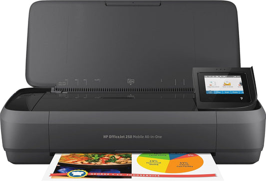 Portable HP OfficeJet 250 Printer | Wireless & Alexa Compatible