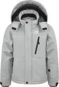 WULFUL Boys Cold Weather Ski Coat for Waterproof Protection