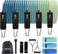Resistance Bands Exercise Set - Adjustable 5 Levels for Home Workouts