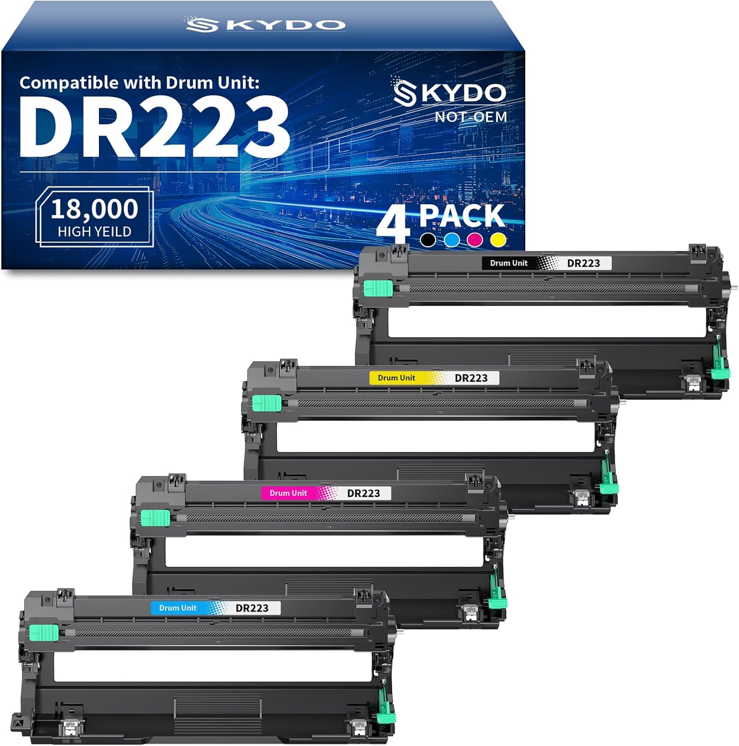 DR223CL Compatible Drum Unit Replacement for Brother Printers