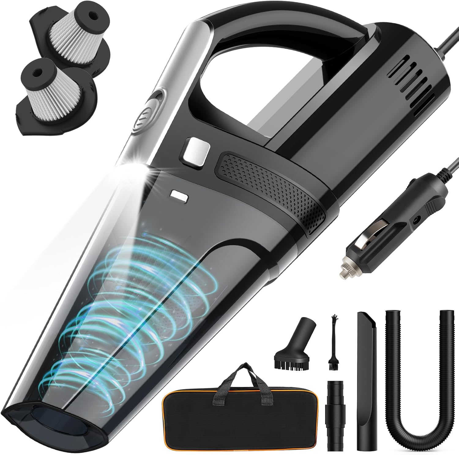 Portable Car Vacuum Cleaner with 7000PA Suction Power