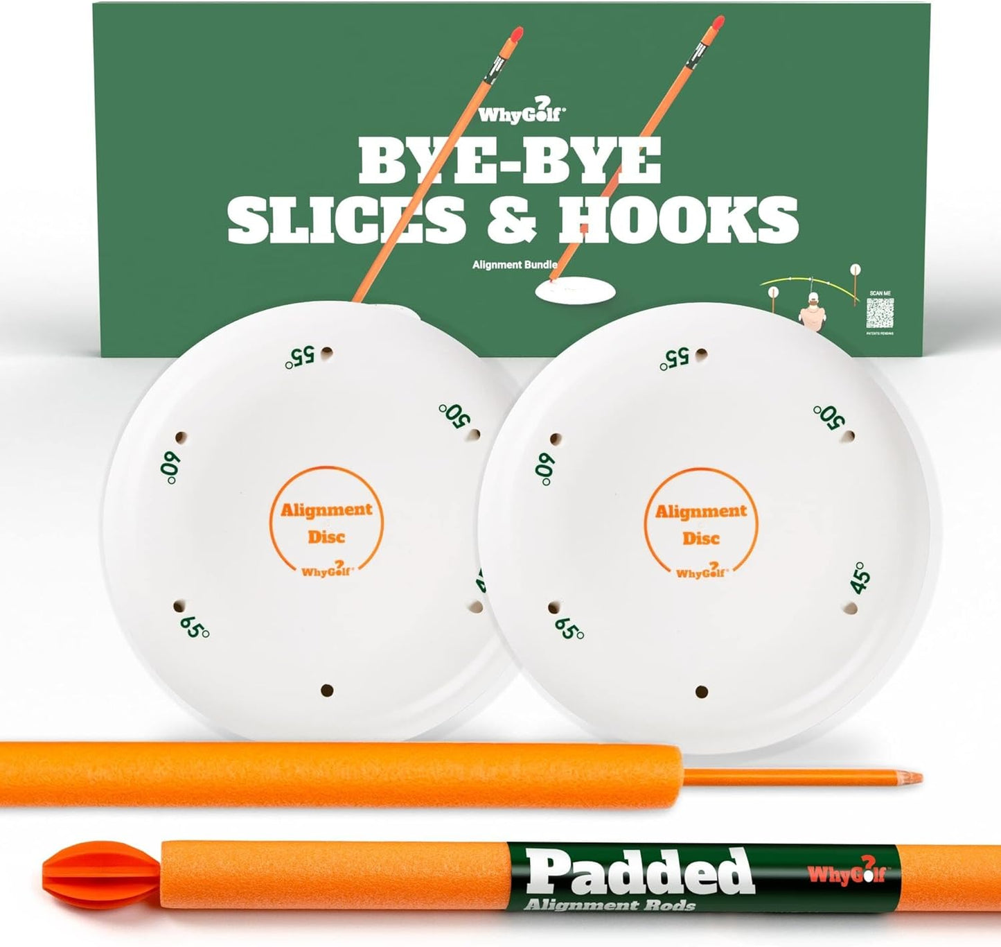 WHYGOLF Alignment Discs & Padded Golf Alignment Rods Review