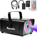 Fog Machine with 18 LED Lights - Powerful 500W Fogger for Parties