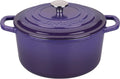 Enameled Cast Iron Dutch Oven Pot with Lid - 6 Quart Round