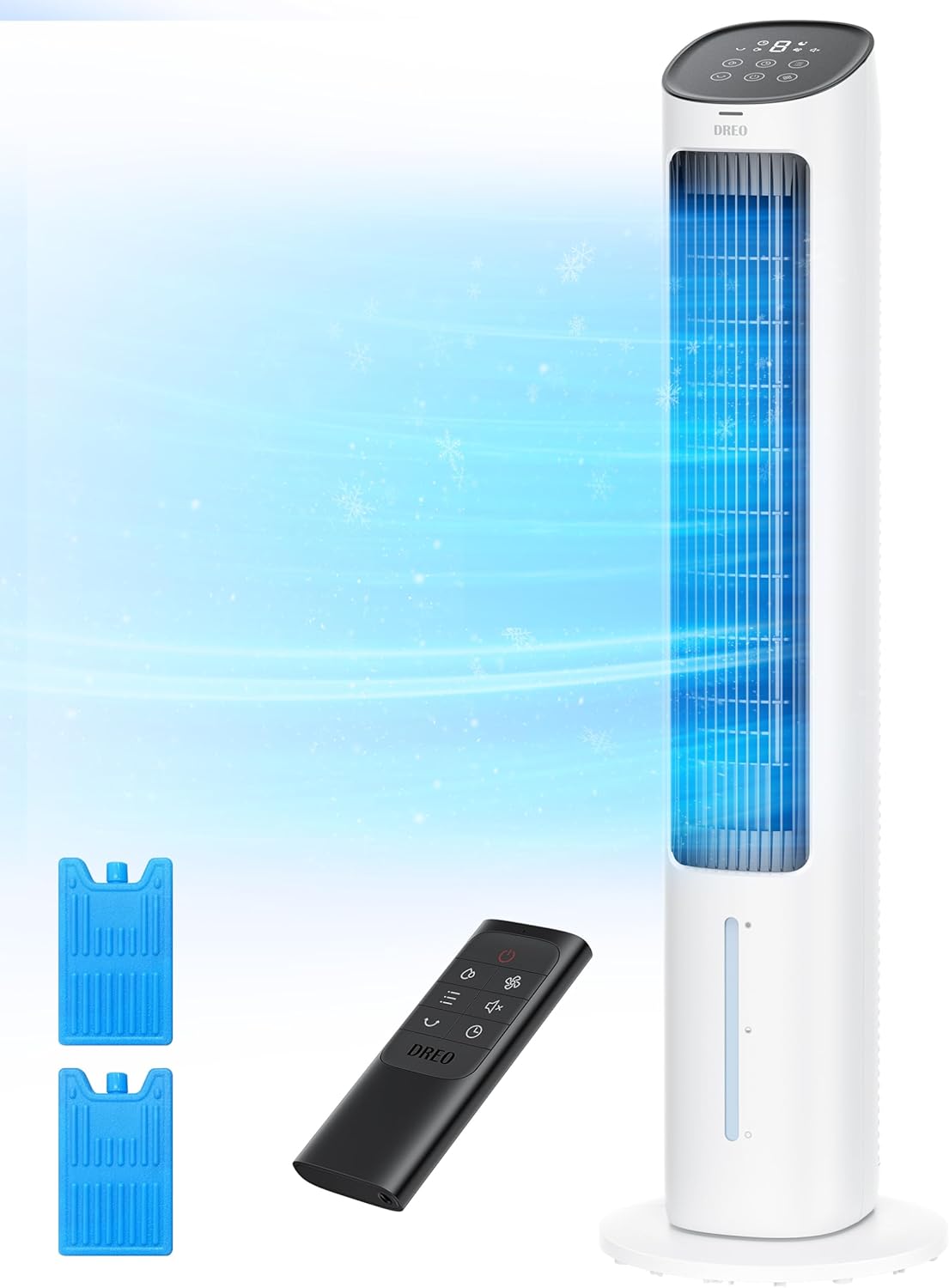 Dreo Evaporative Air Swamp Cooler: Quiet Bladeless Fan for Comfort