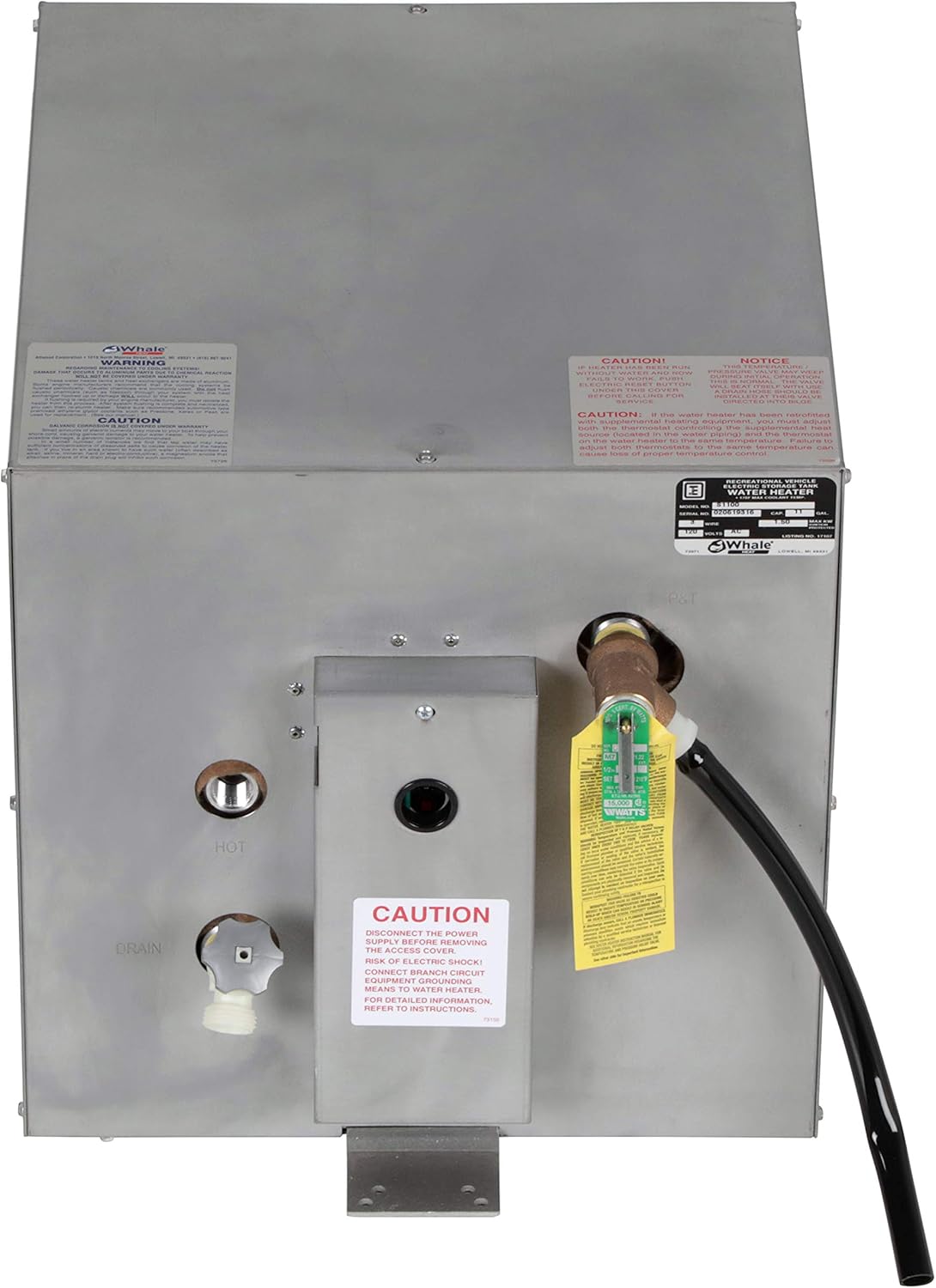 11-Gallon Premium Water Heater - Ideal for Boats & RVs