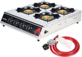 BESTFIRE 4 Burner Propane Gas Stove for Outdoor Cooking & BBQ