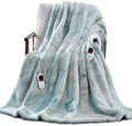 Guohaoi Heated Blanket Electric Throw - Ultra Soft Faux Rabbit Fur