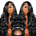 30 Inch Glueless Human Hair 7x5 Body Wave Lace Front Wig - Ready