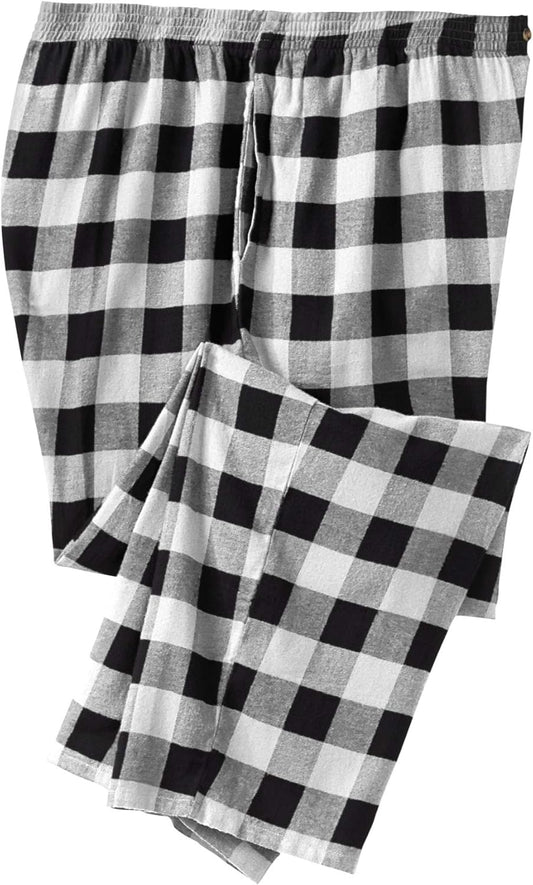 KingSize Men's Big & Tall Flannel Plaid Pajama Pants Review