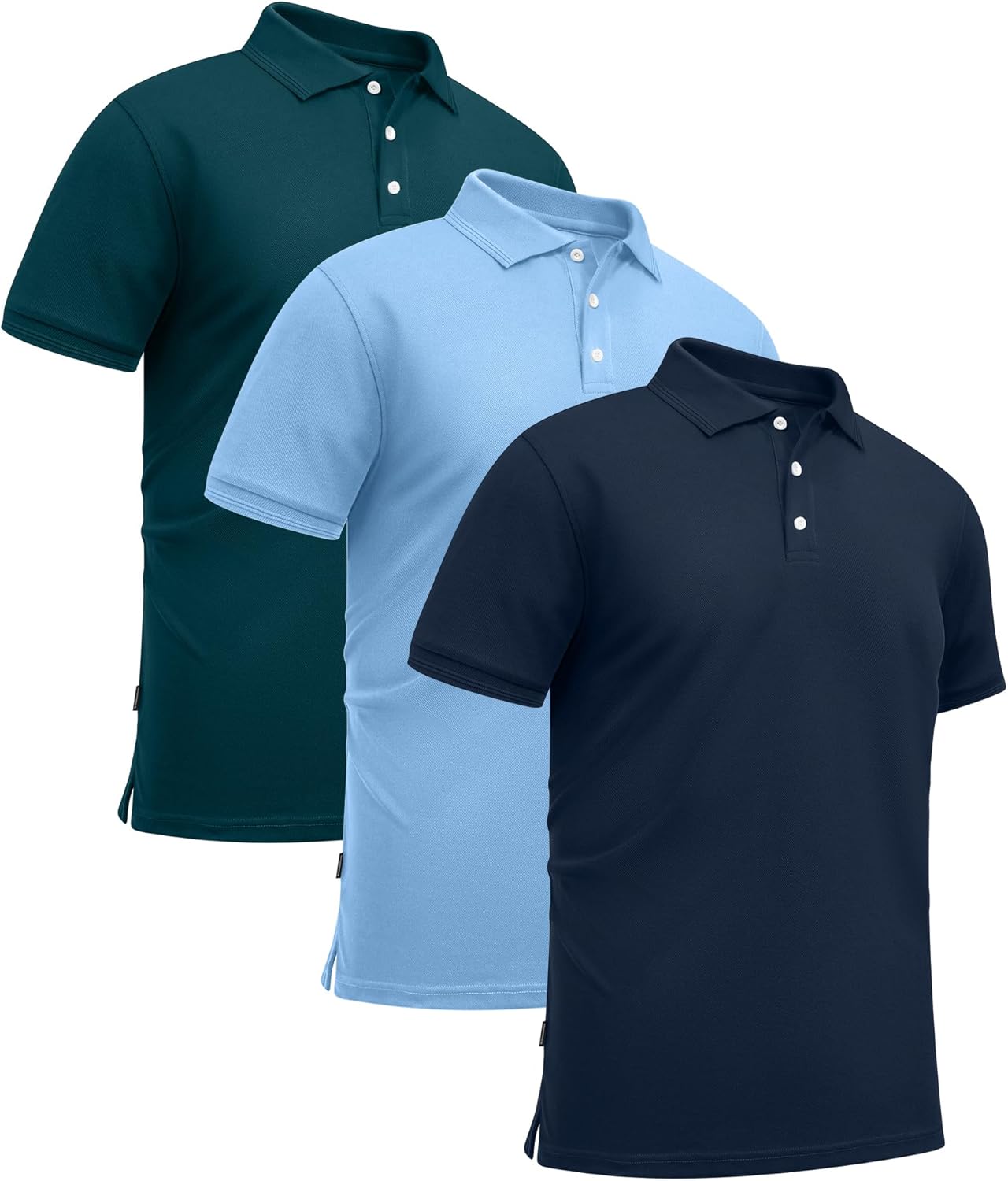 GEEK LIGHTING Mens Polo Shirts for Performance and Comfort