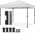 10x10 1-Person Pop Up Canopy Tent - Easy Instant Setup