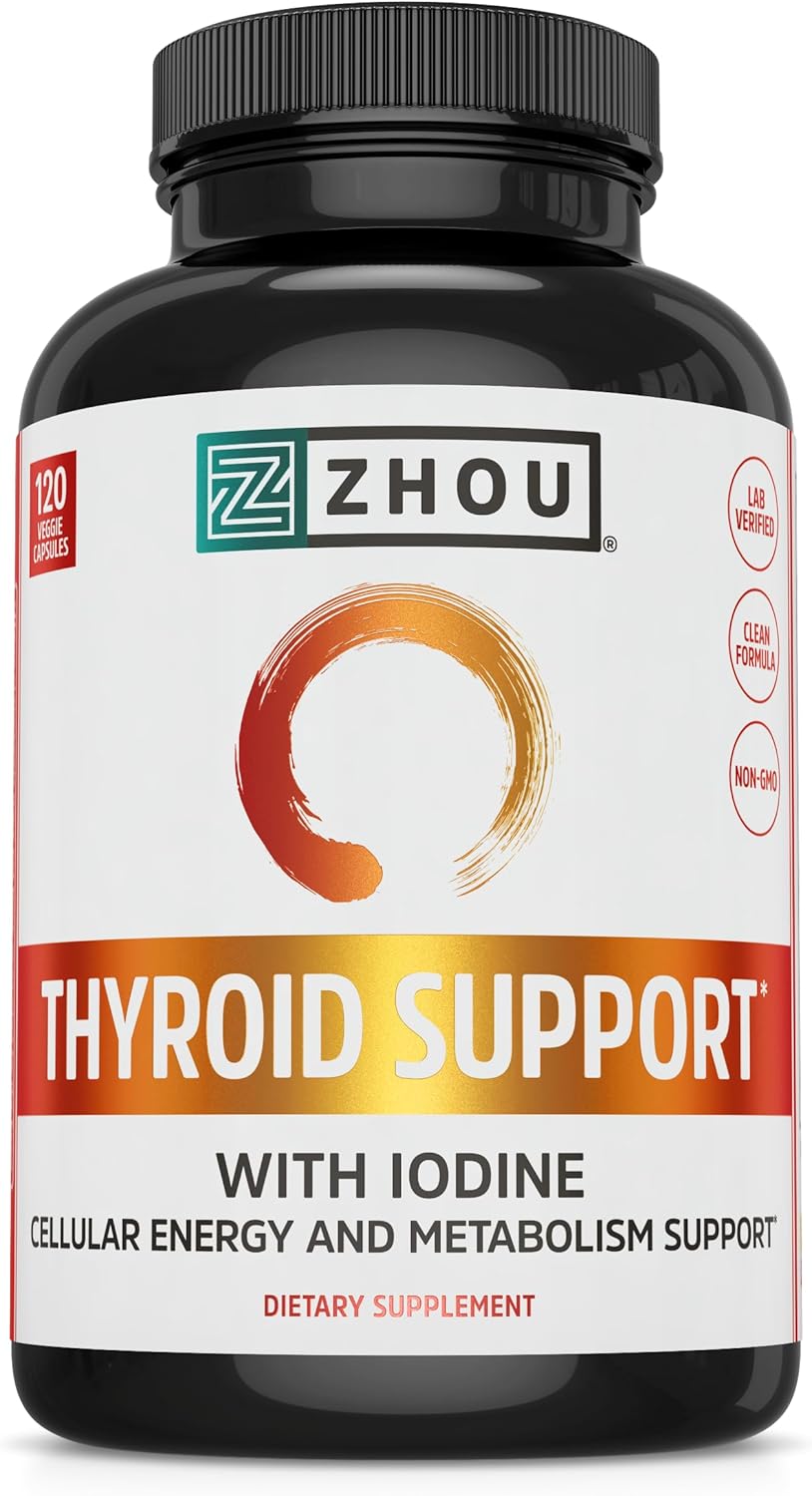 Thyroid Support Supplement with Zinc, Iodine & Selenium