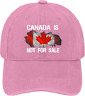 Canada Is Not for Sale Hat - Vintage Washed Cotton Dad Cap