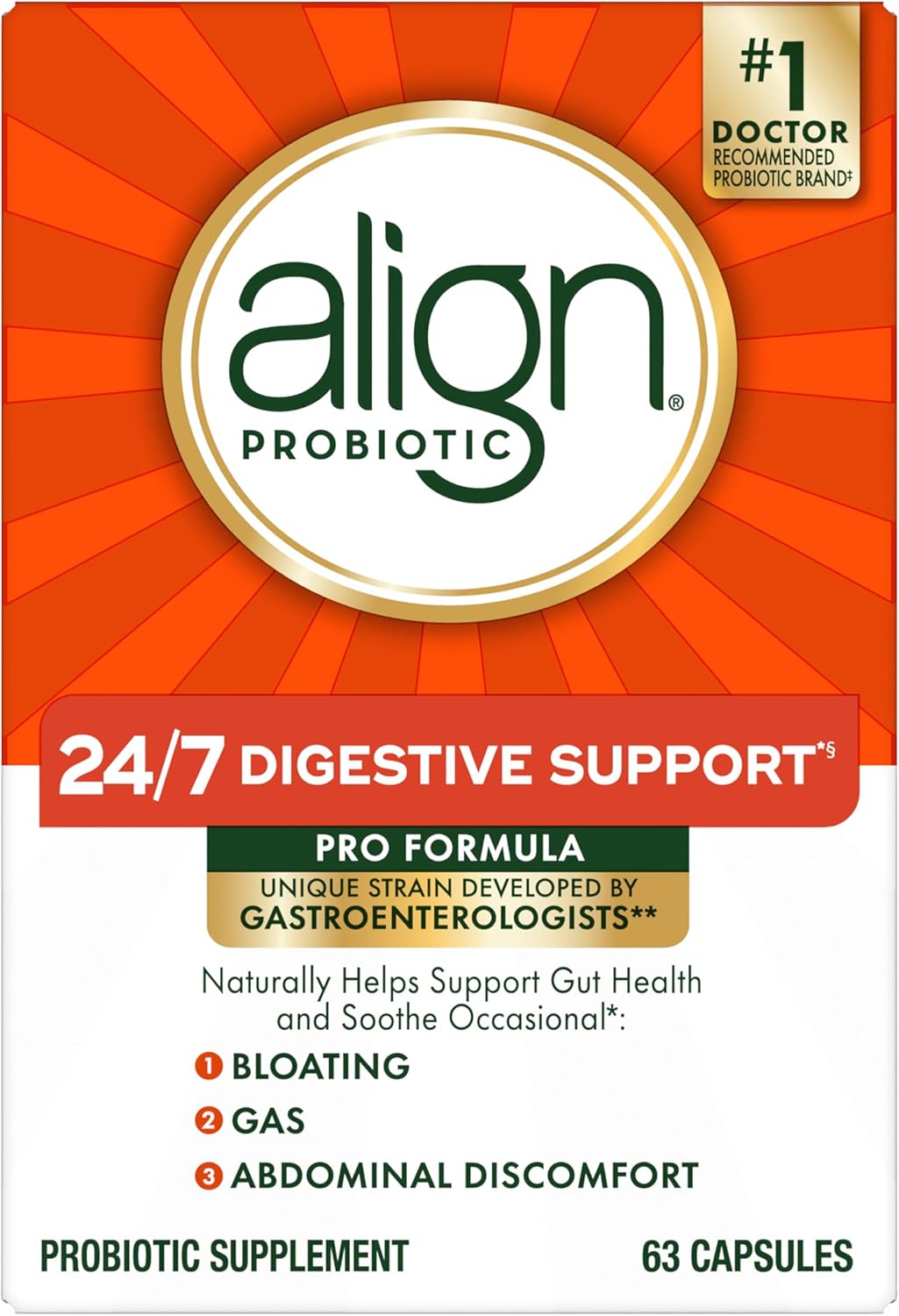 Align Probiotic Pro Formula for Digestive Health Relief