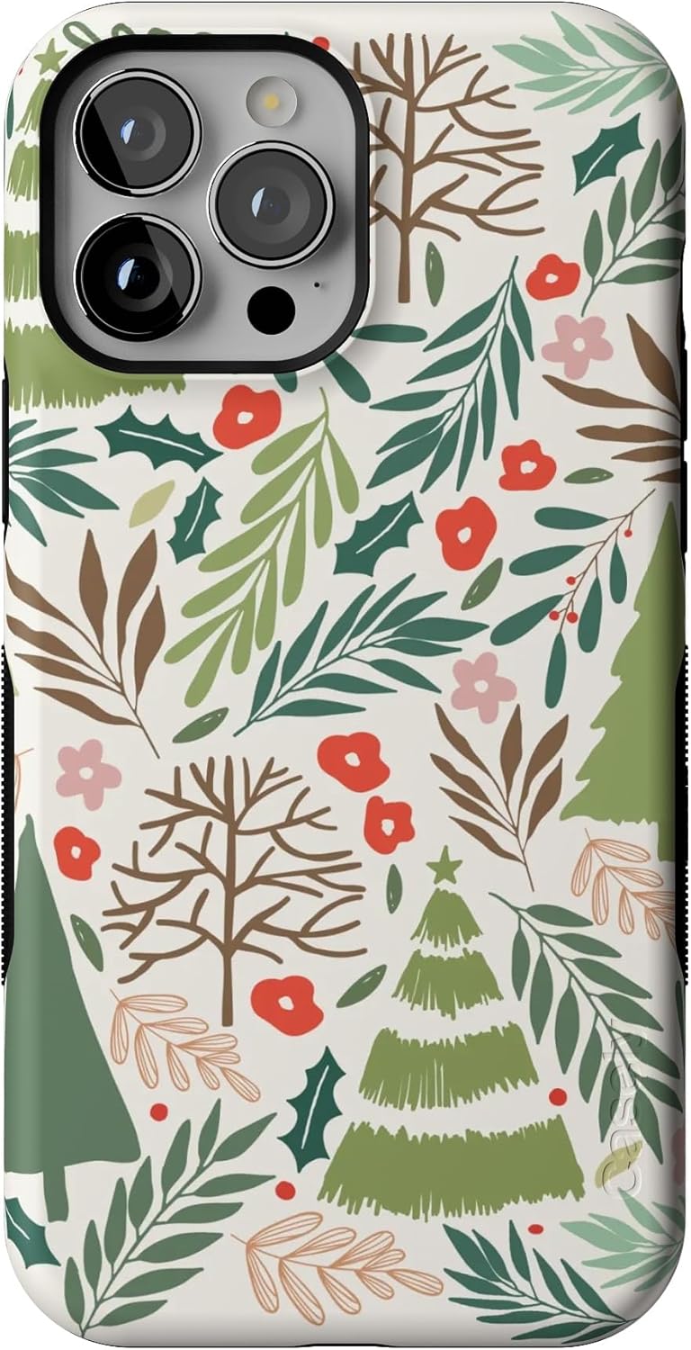Bold Protective iPhone 13 Pro Max Case for Holiday Cheer