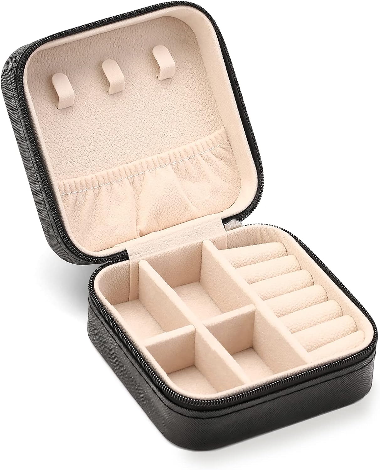 ZPROW Black Mini Jewelry Organizer - On-the-Go Glam!